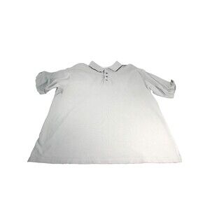 Ping Mens XL  Short Sleeve 4 Button Solid Light Green Golf Wear Polos